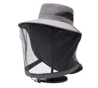 Midge Nets for Head, Mosquito Head Net with Fine Mesh, Beekeepers Hat with Net for Outdoor Activities, Lightweight Head Cover for Camping and Hiking, One Size Fits Most