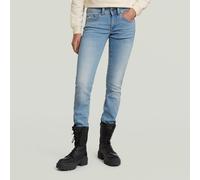 Midge Saddle Mid Straight Jeans - Medium blue - Women 24-30
