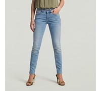 G-Star Midge Saddle Mid Straight Jeans Lt Indigo Aged size W25L30 | Straight Jeans Outlet | Women | Blue W25L30