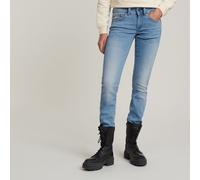 Midge Saddle Mid Straight Jeans - Medium blue - Women 32-32