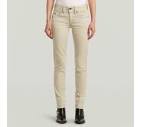 Midge Slim Straight Chino - Beige - Women 30-34