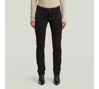 Midge Slim Straight Chino - Black - Women 31-32