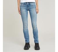 Midge Slim Straight Jeans - Light blue - Women 25-30
