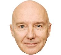 Midge Ure (Smile) Celebrity Mask, Flat Card Face, Fancy Dress Mask