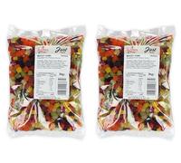 Midget Gums 3kg: Double Bulk Bag Delight for the True Gum Aficionado - (2 x 3kg Wholesale Bags) - 13,13
