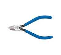 Midget Standard Tapered Nose Diagonal Cutting Pliers, 4-Inch Klein Tools D257-4, Blue, Small