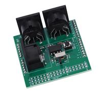 MIDI Adapter Board, Compact Design For Seamless MIDI IN OUT THRU Connectivity, 2.54mm Pin Header, Ideal For Microcontroller Integration And Digital Music Projects