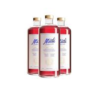 Midi Aperitifs Classic Red | 3 x 70 ottles | 21% ABV Mediterranean Aperitif | Wine-Based Drink | Cassis & Bergamot | Juicy Herbal