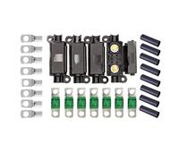 MIDI Fuse KIT 4 ANS Holder 8 X 20-200 AMP Fuses to Suit BCDC Dual Battery Protected circuits (Color : 40a)