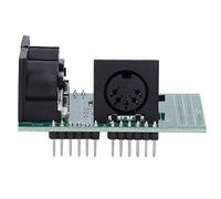 MIDI Module for Digital Interface Adapter Serial Port to MIDI Module with MIDI Shield Board and Connector PCB Material 3 Hold MIDI Connectors for Easy Installation