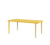 Midi Outdoor Table 190 x 90 cm Sun Yellow