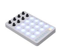 MIDI Pad Controller with 16 RGB Backlit Pads, Aftertouch, 8 Assignable Knobs, Note Repeat Full Level Key, Wireless, Portable Size, Long Battery Life