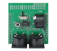 MIDI Shield Breakout Board, MIDI Adapter Plate for R3 AVI PIC, Digital Interface Adapter with MIDI IN/OUT/THRU, Light IN Isolation, Easy Mounting, for Musicians, Programmers,