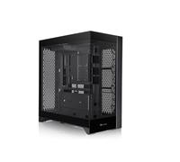 Thermaltake CTE E660 MX Black | ATX/E-ATX PC Case | Dual-Chamber Layout | Tempered Glass | Airflow | 420mm Radiator | quiet Build