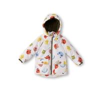 Midimod Coat - Ecru Printed