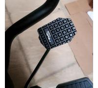 Midimttop Foot Brake Pedal Lever Extension Enlarge Peg Extender Plate fit for Hon-da Rebel CMX1 100 CMX1100/DCT CMX1100A Accessories 2021 2022 2023 2024 2025 (Black with Logo)