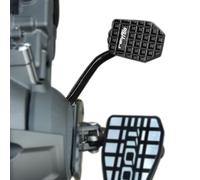 Midimttop Foot Brake Pedal Lever Extension Enlarge Peg Extender Plate fit for Hon-da Rebel CMX1 100 CMX1100/DCT CMX1100A Accessories 2021 2022 2023 2024 2025 (Black with Logo)