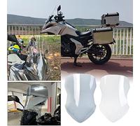 Midimttop for NC-750-X Windscreen Windshield Wind Deflector compatible with Ho-nda NC750X NC 750 X 2021 2022 Motorcycle Wind Shield Screen Protector Parts Accessories (Clear)