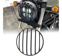 Midimttop Front Headlight Grill Cover Front Rear Turn Signal Headlamp Lens Lights Covers Indicator Guard fit for Ho&nda Rebel CMX 250/300/500 2021 2022 2023 2024 (1 PC Headlight cover)