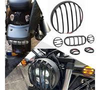 Midimttop Front Headlight Grill Cover Front Rear Turn Signal Headlamp Lens Lights Covers Indicator Guard fit for Ho&nda Rebel CMX 250/300/500 2021 2022 2023 2024 (1 set-6 PCS)