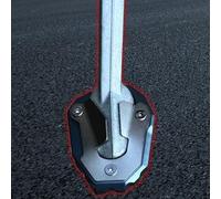 Midimttop Motorcycle Anti-slip Foot Side Stand Kickstand Shoe Enlarger Pad Extend Support Plate compatible with Tri&u&m&ph Tiger 900 Tiger900 Tiger-900 Rally Pro Axccessories 2021 2022 2023 2024