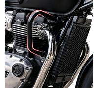 Midimttop Motorcycle Bumper Engine Protector Compatible with Tri-umph Bonneville T100 T120 Street Twin Speed Twin Thruxton R Speedmaster 2017 2018 2019 2020 2021 Crash Bar Protector (Black)