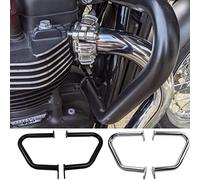 Midimttop Motorcycle Bumper Engine Protector Compatible with Tri-umph Bonneville T100 T120 Street Twin Speed Twin Thruxton R Speedmaster 2017 2018 2019 2020 2021 Crash Bar Protector (Chrome)