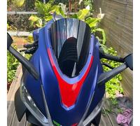 Midimttop Motorcycle Cover Windshield Windscreen Wind Deflector Fairing Cover Screen for APR-IL-IA RS660 RS 660 RS-660 2021 2022 2023 (Black Smoke)