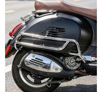 Midimttop Motorcycle Engine Guard Highway Crash Bar Frame Guard Falling Protection fit for Vespa GTS 125 GTS 300 GTV 300 Accessories 2007-2023 GTS125 GTS300 GTV300 (Silver)