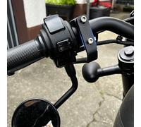 Midimttop Motorcycle fit for Ho&n&da Rebel CMX 250 500 Rebel 300 CMX 300 500 2017-2024 Handlebar Rear View Side Mirror Rearview Downside Bracket Mount Adapter Clamp Holder Accessories