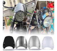 Midimttop Motorcycle Flyscreen Windshield Windscreen Front Fairing fit for Triu&m&ph street twin 900 StreetTwin900 2019-2024 Accessories Wind Deflectors (Grey Smoke)