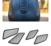 Midimttop Motorcycle Front Rear Turn Signal Light Indicator Case Net Grill Cover compatible with VESPA GTS 125 GTS-250 GTS300 All Years Headlight Cover Guard