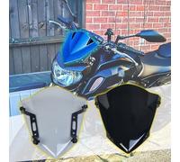 Midimttop Motorcycle Front Touring Fairing Windscreen Windshield Wind Deflector Cover Compatible with YA-MA-HA MT-07 FZ07 MT07 FZ-07 MT 07 FZ 07 2018 2019 2020 (Smoke)