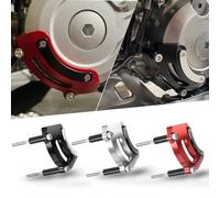 Midimttop Motorcycle Left Engine Crash Slider Guard,Engine Stator Case Cover,Crash Falling Protection fit for Ho&n&da SUPER CUB 110 CROSS CUB 110 MONKEY125 DAX125 SUPER CUB C125 All Models (Red)