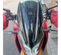 Midimttop Motorcycle PC Windshield WindScreen Baffle Wind Deflector Screen Shield Protector Airflow Cover compatible with Ka-wa-sa-ki Z250 Z400 Z-250 Z-400 Z 250 Z 400 2019 2020 2021 (Smoke)