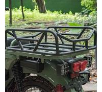 Midimttop Motorcycle Rear Luggage Shelf Carrier Rack,Pizza Food Delivery Bag holder Rear Basket Square Rack Fit for Ho&nda Hunter Cub CT125/Trail 125 CT 125 Trail125 Accessories 2020-2024