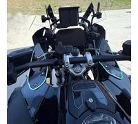 Midimttop Motorcycle Side Windshield Windscreen Side Panel Deflector Airflow Hand Shield Protector fit for B.M.W R1250 GS Adv 2019-2022 R1200 GS Adv 2014-2020 Accessories (Black)