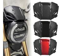 Midimttop Motorcycle Windshield Front Screen Wind Deflectors Protector Flyscreen Windscreen Compatible with H-onda CB650R CB 650 R CB-650-R 2019 2020 2021 2022 2023 (Black)