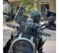 Midimttop Motorcycle Windshield Front Touring Fairing Windscreen Wind Deflector Cover fit for Ho-n-da CB125R CB300R CB 125R CB 300R 2020 2021 2022 2023 (Light Smoke)