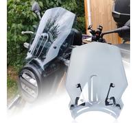 Midimttop Motorcycle Windshield Front Touring Fairing Windscreen Wind Deflector Cover fit for Ho-n-da CB125R CB300R CB 125R CB 300R 2020 2021 2022 2023 (Light Smoke)