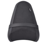 Midimttop Touring Ninja650 Soft Leather Front Driver Rear Passenger Seat Cushion Pillion Seat Saddle Pad Comfortable fit for Ka&wa&sa&ki Ninja 650 NINJA-650 2017-2025 (Black Stitching-Rear)