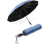 MidingChai Large Windproof Umbrella, UV Umbrella, Automatic Open and Close, Portable Parasol, XXL Parasol on the Go for Golf, Travel & Leisure for Men and Women