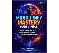 Midjourney Mastery Made Simple: V6 to V7 - Step-by-Step AI Art, Prompt Formulas, Styles & Pro Techniques for Designers (Midjourney master series)