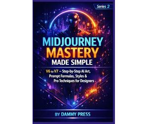 Midjourney Mastery Made Simple: V6 to V7 - Step-by-Step AI Art, Prompt Formulas, Styles & Pro Techniques for Designers (Midjourney master series)