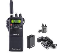 Midland - Alan 42 DS CB Radio Portable Transceiver, License-Free, Multi-Band for All EU Countries, Digital Squelch - Professional Transceivers AM/FM with 2-Pin Socket, Antenna, and Accessories