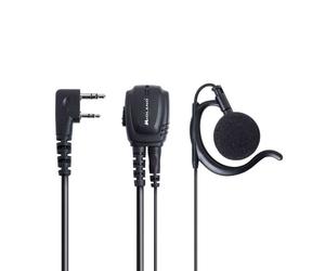 Midland BA21: Kenwood 2-pin earpiece with microphone Earpiece microphone for walkie-talkies with Kenwood 2-pin connection.