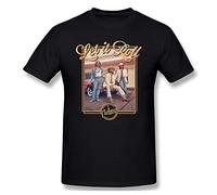 Midland Band Summer New Men's Fashion Cotton Funny tees Round Neck T-Shirt Short Sleeves Black S(6)