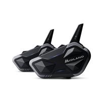Midland Bluetooth Intercom BTR1 Advanced Twin Pack For Motorcycle Helmet