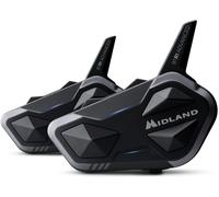 Midland BTR1 Advanced Dual C1529.01 Bluetooth Motorcycle Intercom Pair 2 Helmets