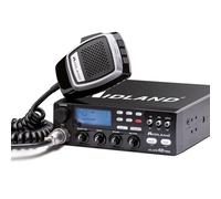 Midland - CB Radio ALAN 48 PRO, Licence-Free 2-Way Radio Vehicle Multiband Transceiver, Adjustable Power 1W/4W, LCD Display, SCAN, Dual Watch, RF Gain, ANL and Noise Blanker Filters, 6-Pin Microphone